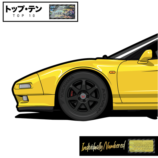 Honda NSX-R Yellow Pearl - Top 10