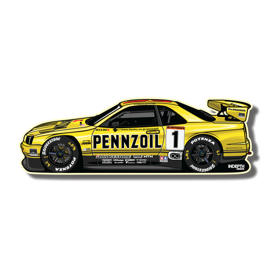 Pennzoil R34 Satin Decal