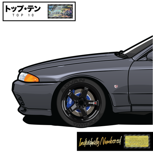 Nissan Skyline R32 GTR - Gun Gray Metallic- Top 10