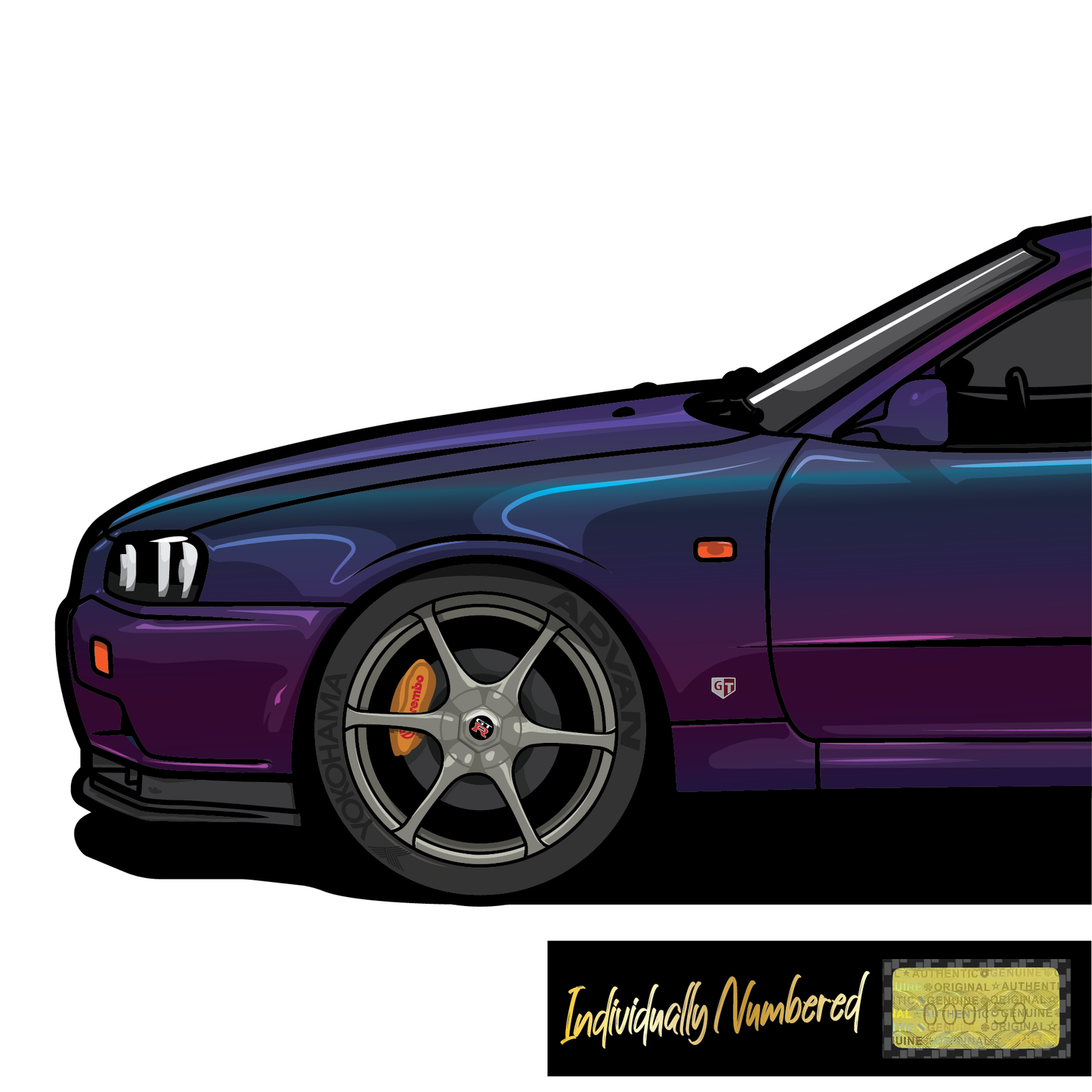 Nissan Skyline R34 GT-R - Midnight Purple 2