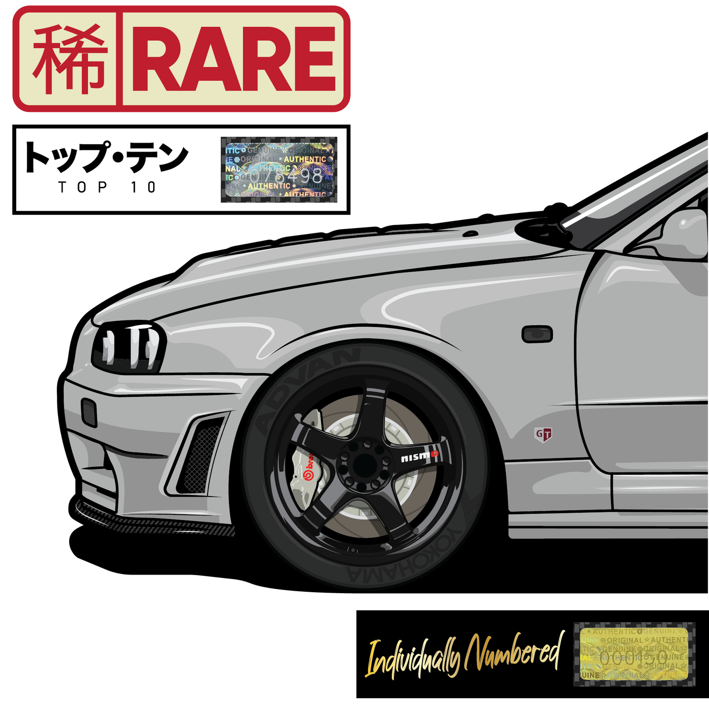 Nissan Skyline R34 GTR Z-Tune - Top 10