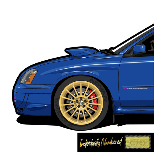 Subaru WRX STi Blobeye - WR Blue Pearl