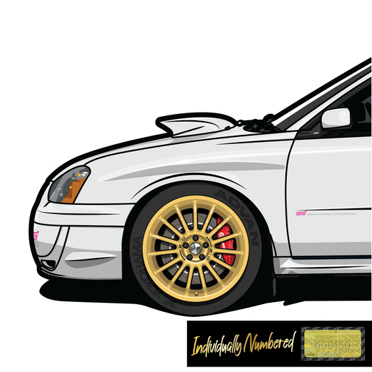 Subaru WRX STi Blobeye - Aspen White