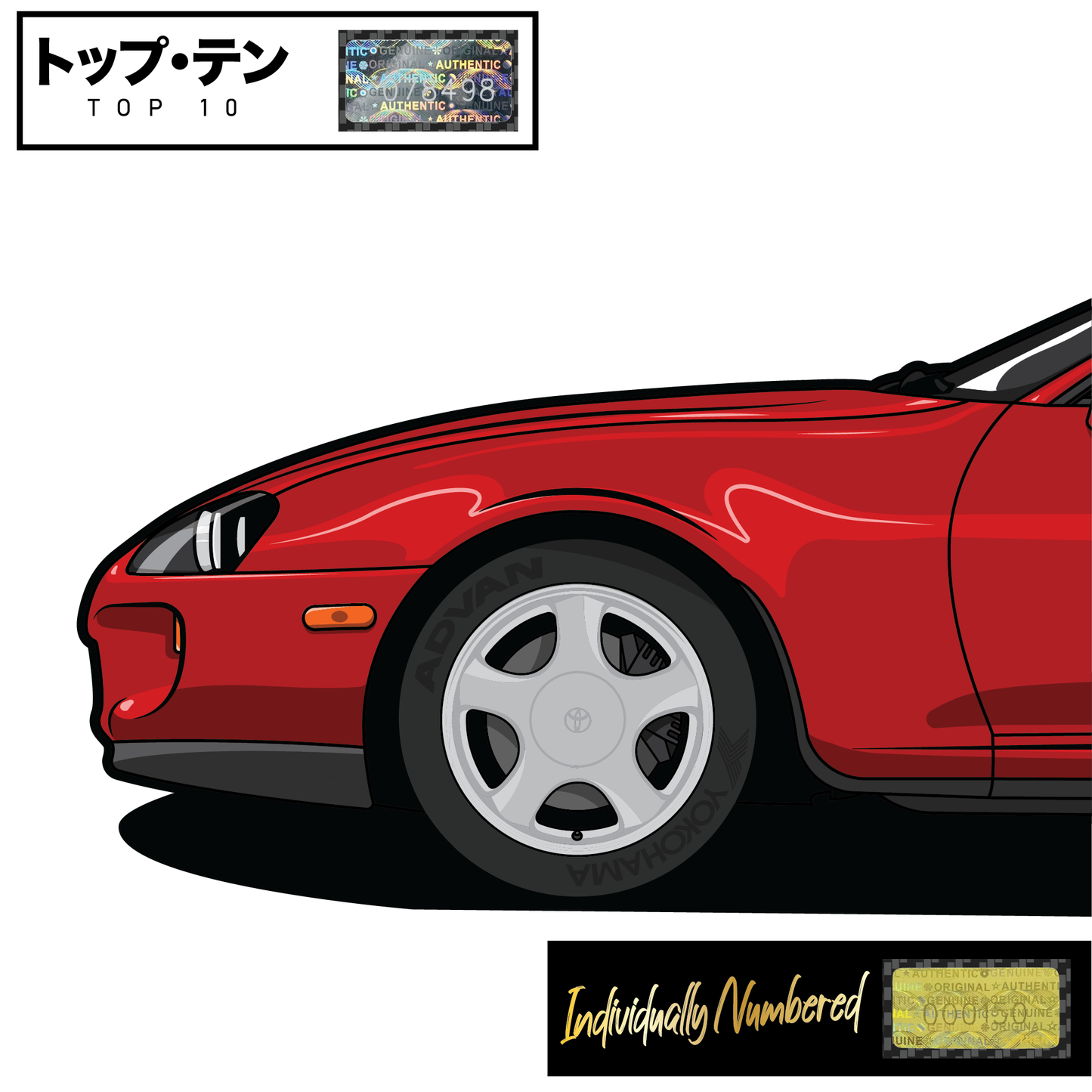 Toyota MK4 Supra - Renaissance Red - Top 10